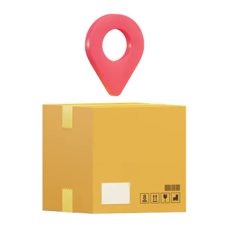 Delivery Location 3D Illustration