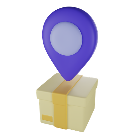 Delivery Location 3D Illustration