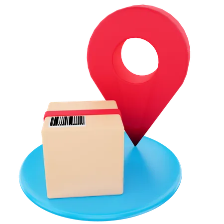 Delivery location 3D Icon