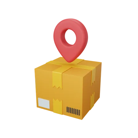 3 D Rendering Delivery Location Isolated Useful For Ecommerce Or Business Online Design Illustration 3D Illustration