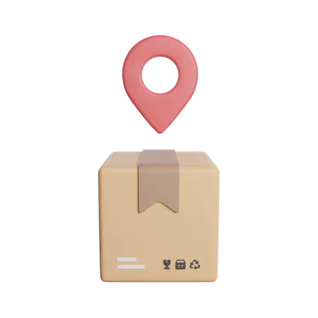 Delivery Location Destination 3D Icon