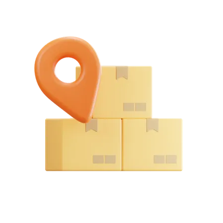 Delivery Location  3D Icon