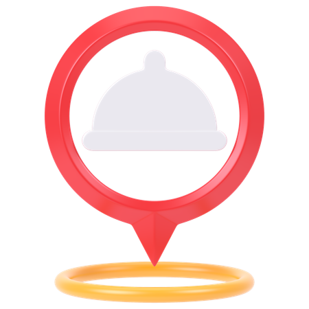 Delivery Location Pin  3D Icon