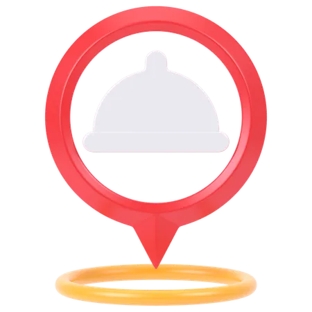 Delivery Location Pin  3D Icon