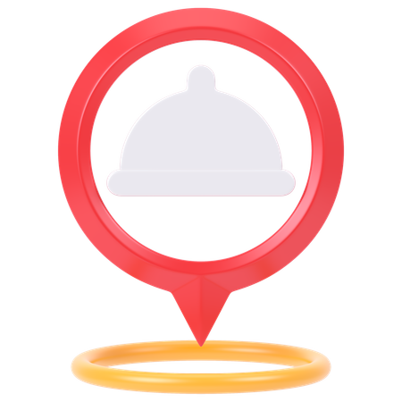 Delivery Location Pin  3D Icon