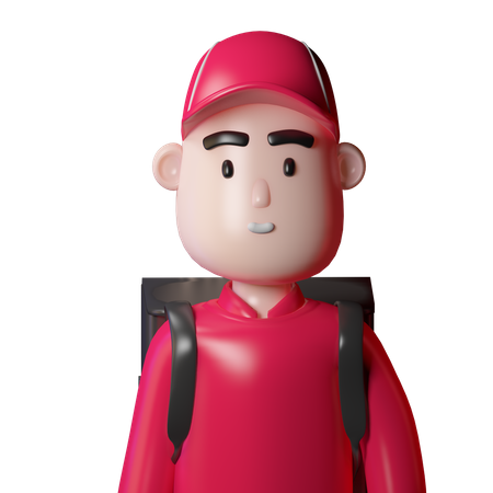 Delivery Man  3D Icon