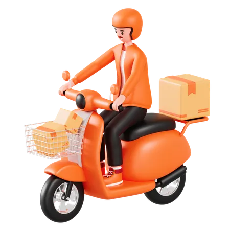 Delivery Man  3D Icon