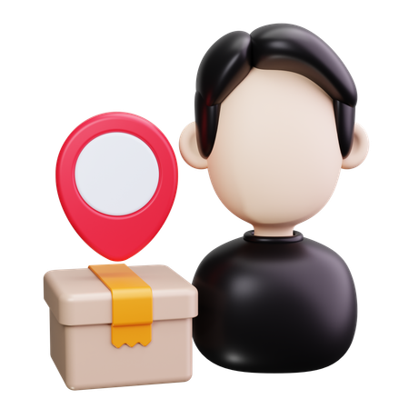 Delivery Man  3D Icon