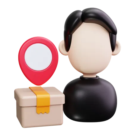 Delivery Man  3D Icon