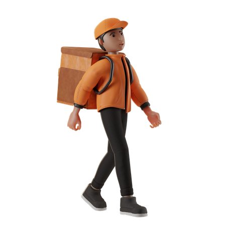 Delivery Man 3D Icon