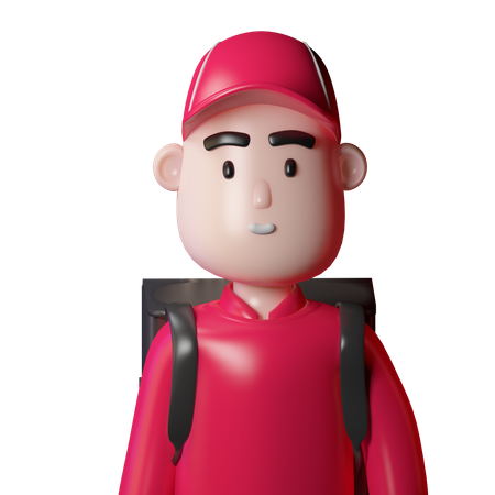 Delivery Man 3D Icon
