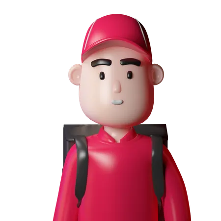 Delivery Man 3D Icon