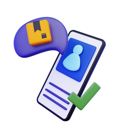 Delivery Message 3D Icon
