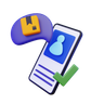 3d package message emoji