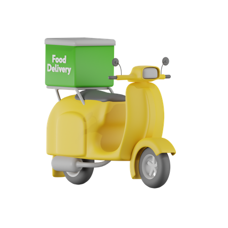 Delivery Motor  3D Icon