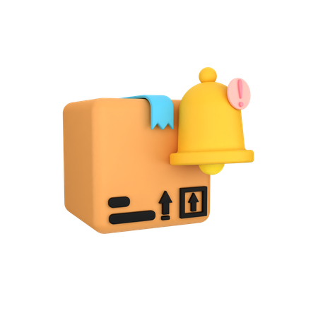 Delivery Notification  3D Icon