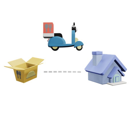 Delivery order  3D Icon