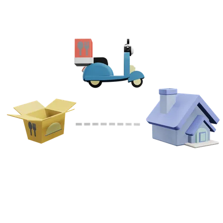 Delivery order  3D Icon