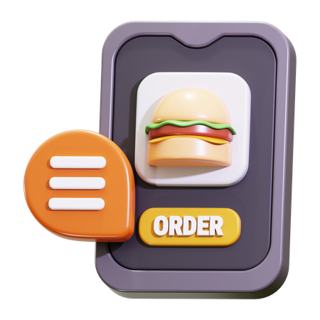 Delivery order  3D Icon