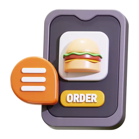 Delivery order  3D Icon