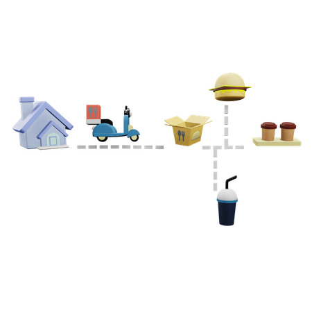 Delivery order  3D Icon