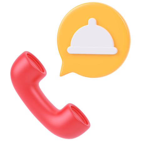 Delivery Order Call  3D Icon