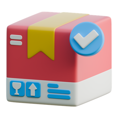 배송 패키지  3D Icon