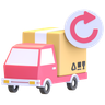 delivery package 3d illustration