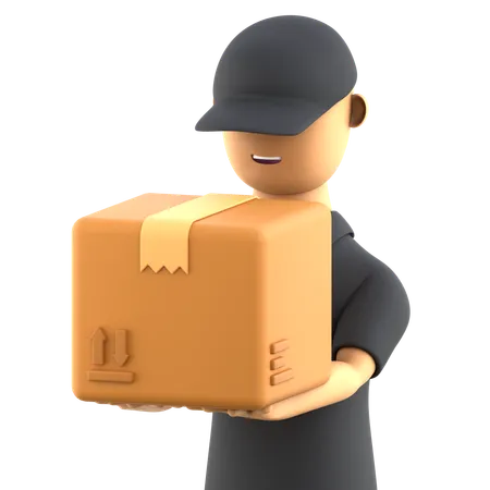 Delivery Person  3D Icon