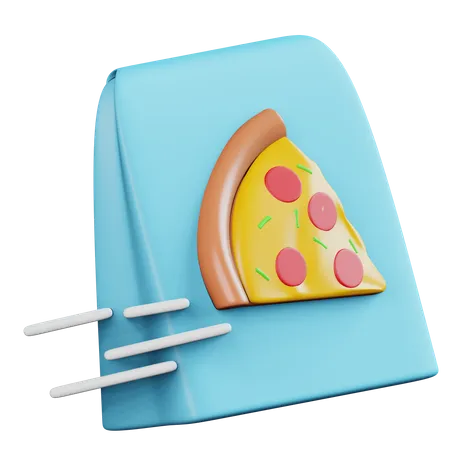 Delivery Pizza  3D Icon