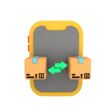 Delivery Process  3D Icon