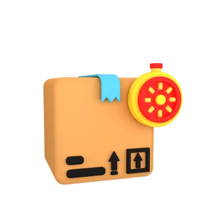 Delivery Process  3D Icon