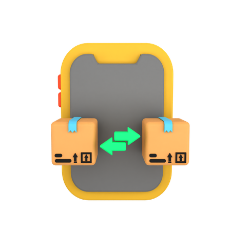 Delivery Process  3D Icon