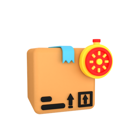 Delivery Process  3D Icon