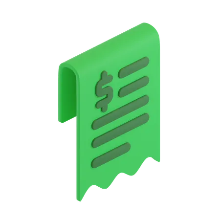 配達受領書  3D Icon