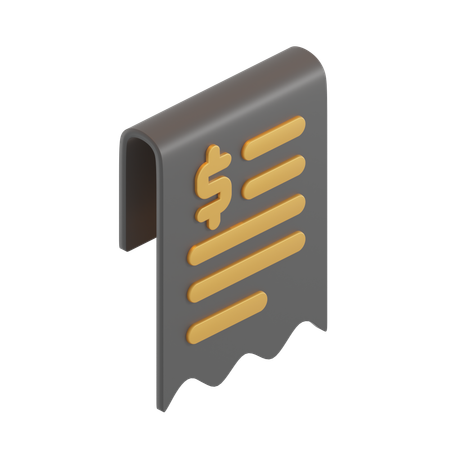 Delivery Receipt  3D Icon