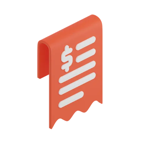 Delivery Receipt  3D Icon