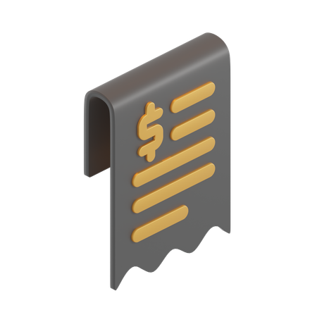Delivery Receipt  3D Icon
