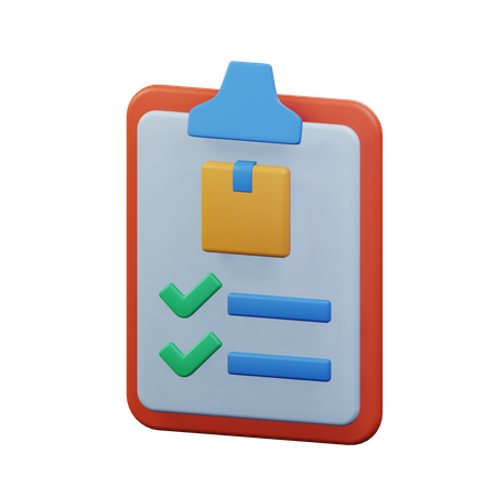Delivery Report  3D Icon