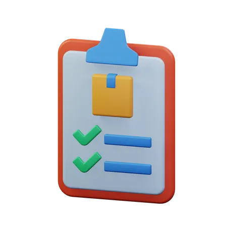 Delivery Report  3D Icon