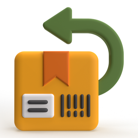Delivery Return  3D Icon