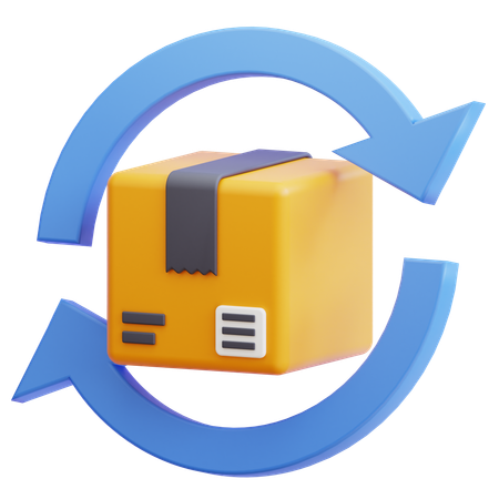 Delivery Return  3D Icon