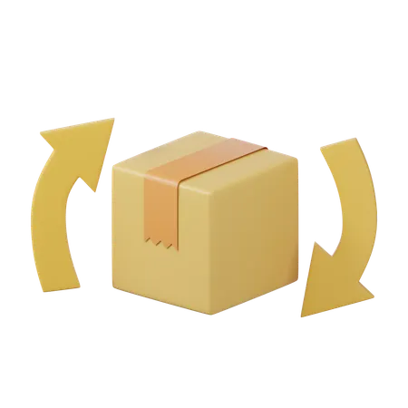 Delivery Return  3D Icon