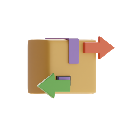 Delivery Return  3D Icon