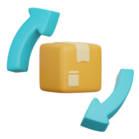 Delivery Return  3D Icon