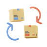 3d delivery return emoji