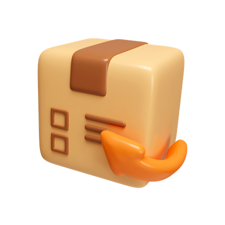 Delivery Return  3D Icon