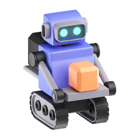 Delivery Robot  3D Icon