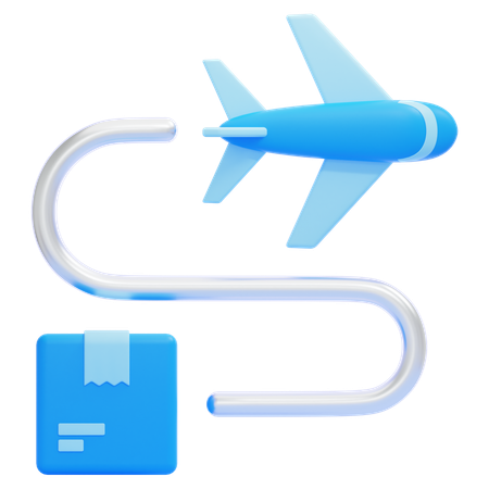 Delivery Route  3D Icon