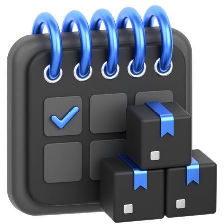 Delivery Schedule  3D Icon